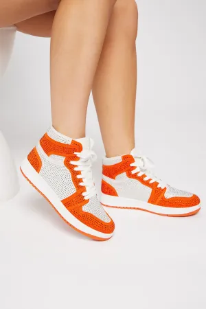 Always Been Extra Sneakers - Orange/combo