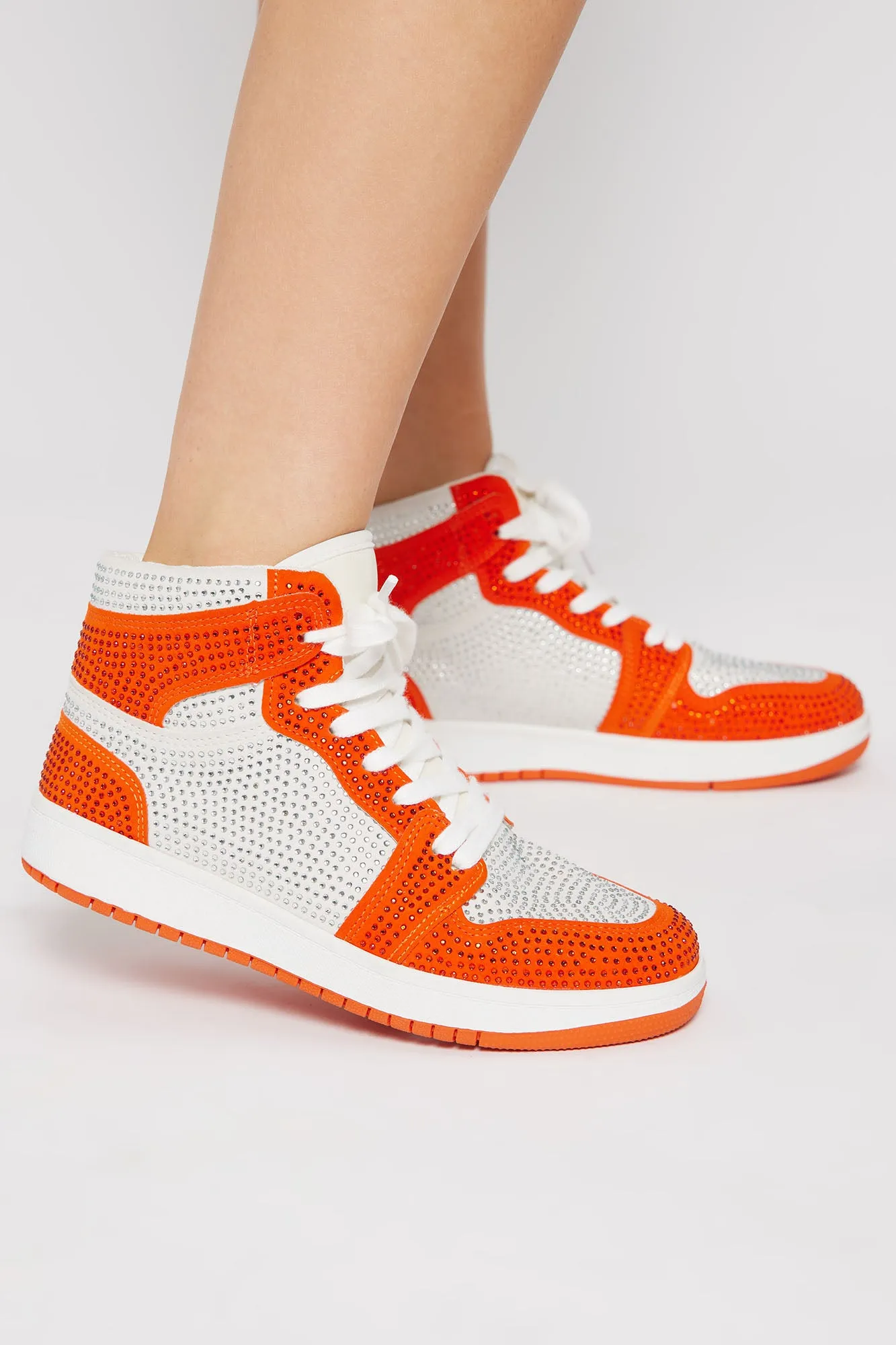 Always Been Extra Sneakers - Orange/combo