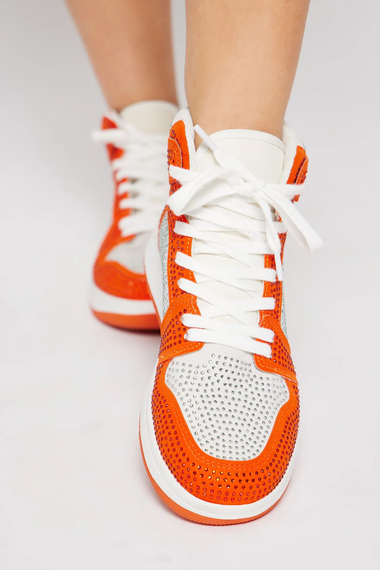 Always Been Extra Sneakers - Orange/combo