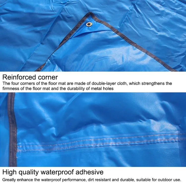 AOTU AT6220 Oxford Cloth Outdoor Camping Picnic Beach Mat, Size: 240 x 220cm (Blue)
