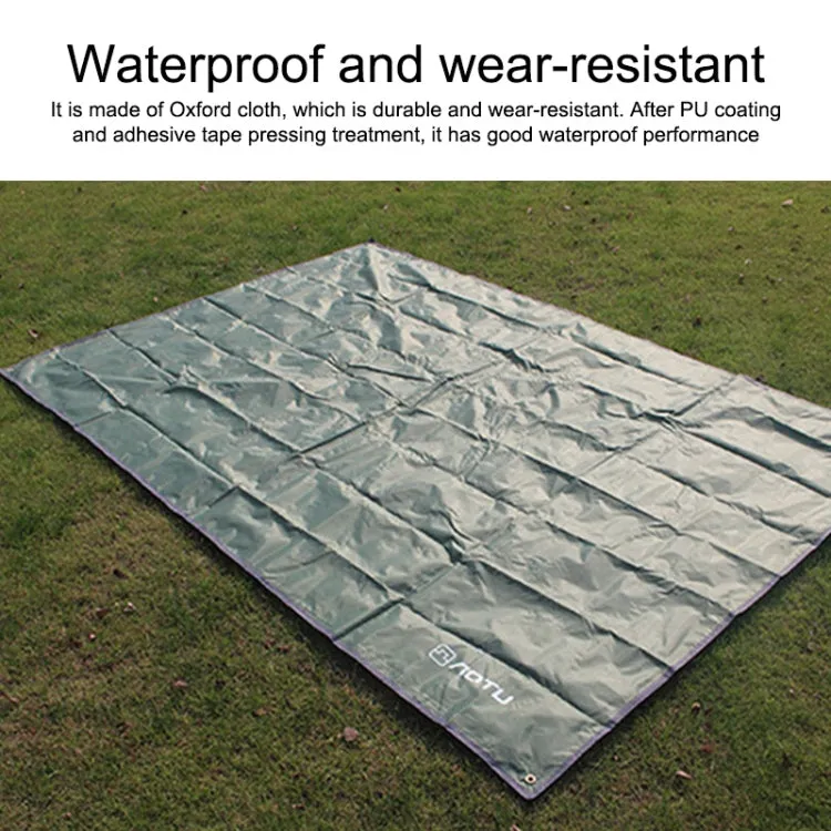 AOTU AT6220 Oxford Cloth Outdoor Camping Picnic Beach Mat, Size: 240 x 220cm (Blue)