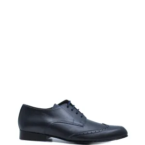 Atlanta Mocassin Navy Wingtip Lace Up Shoe