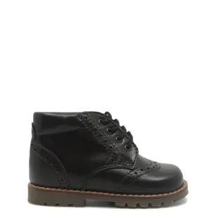Beberlis Brown Wingtip Chunky Baby Bootie