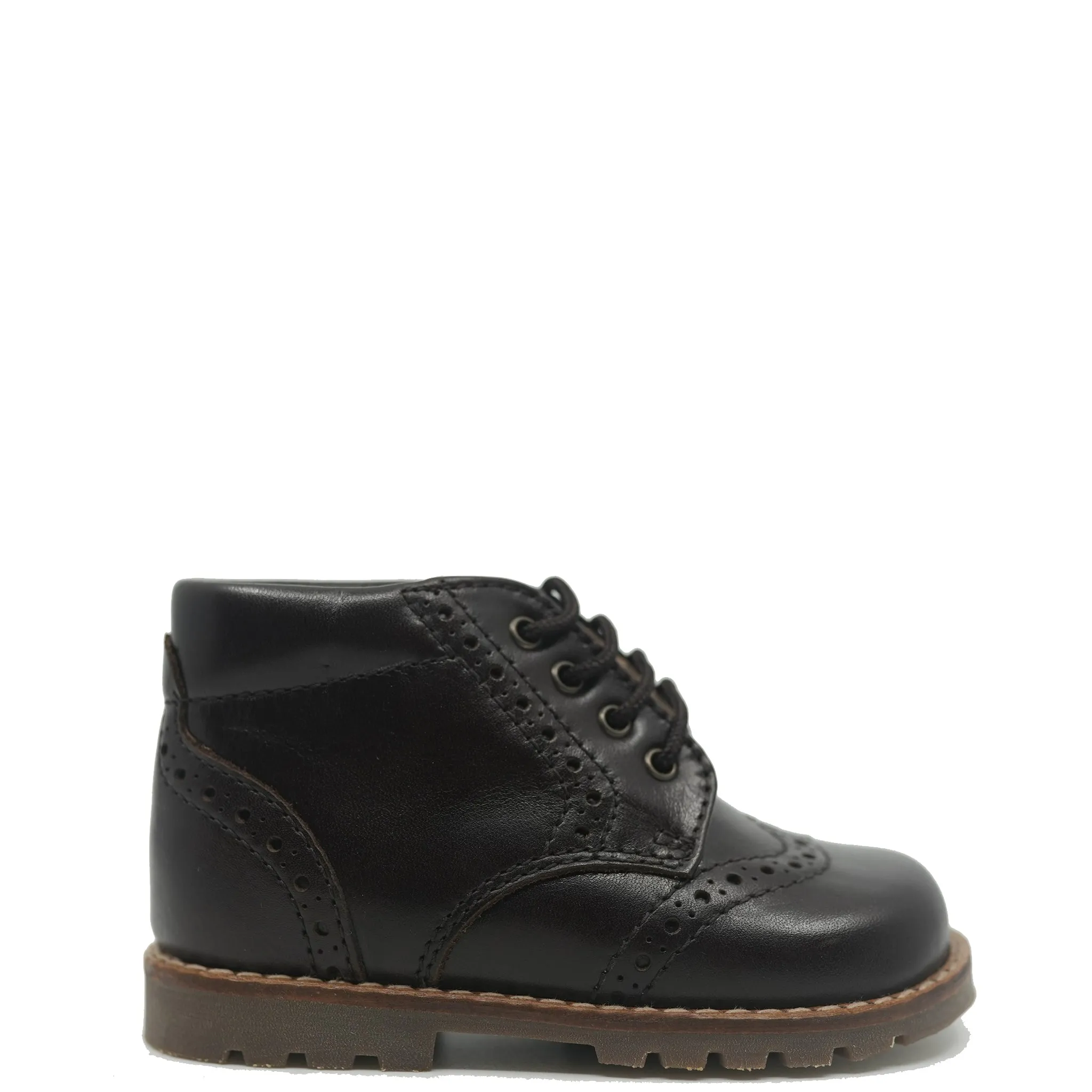 Beberlis Brown Wingtip Chunky Baby Bootie