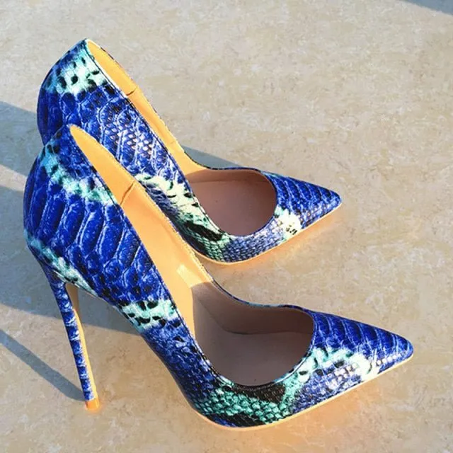 CrocGlam Designer Pointed Toe Stiletto Pumps