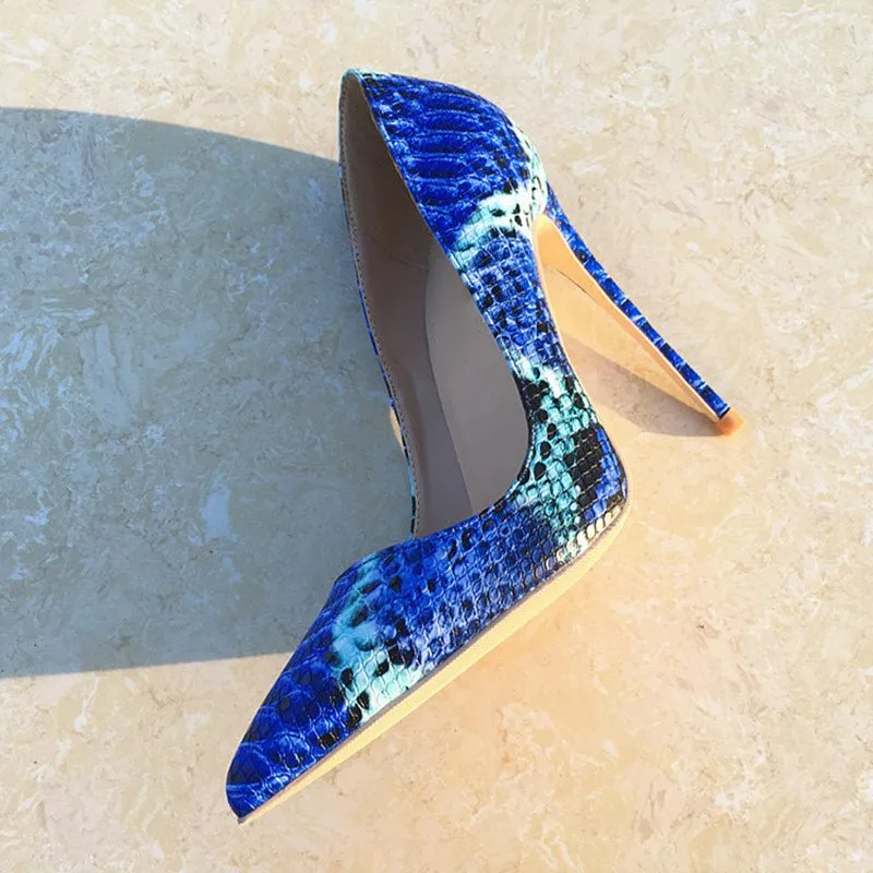 CrocGlam Designer Pointed Toe Stiletto Pumps