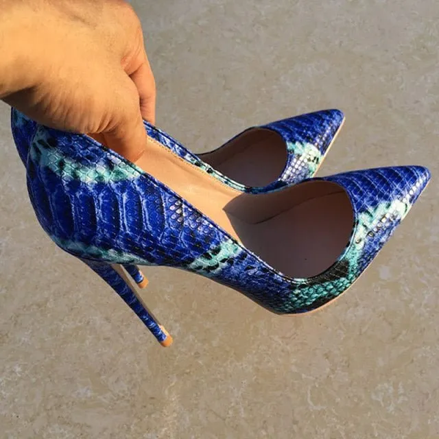 CrocGlam Designer Pointed Toe Stiletto Pumps