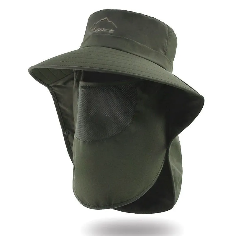 Desert Hat With Full Front And Back Neck Cover