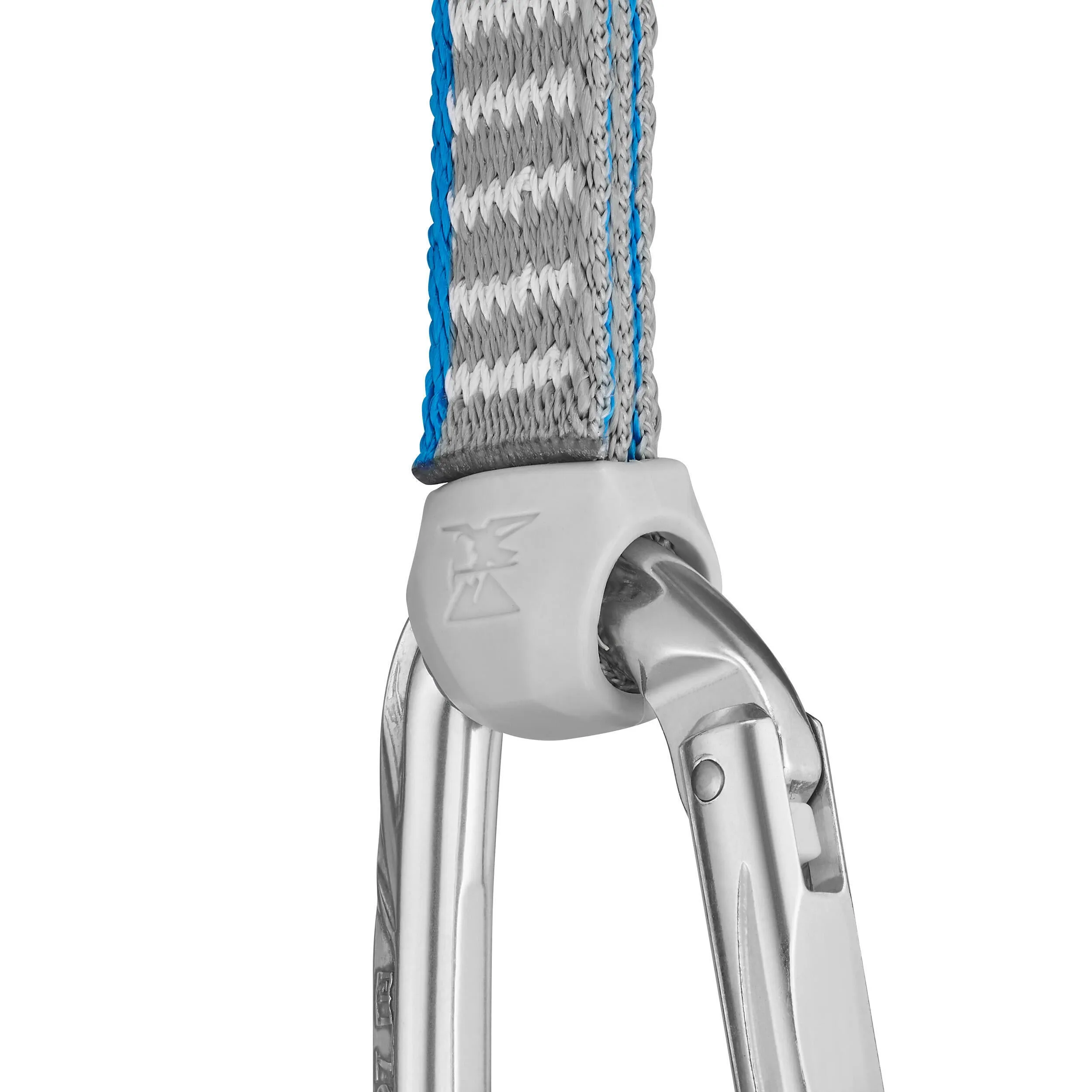 Express set of Simond quickdraws for rock climbing and mountaineering