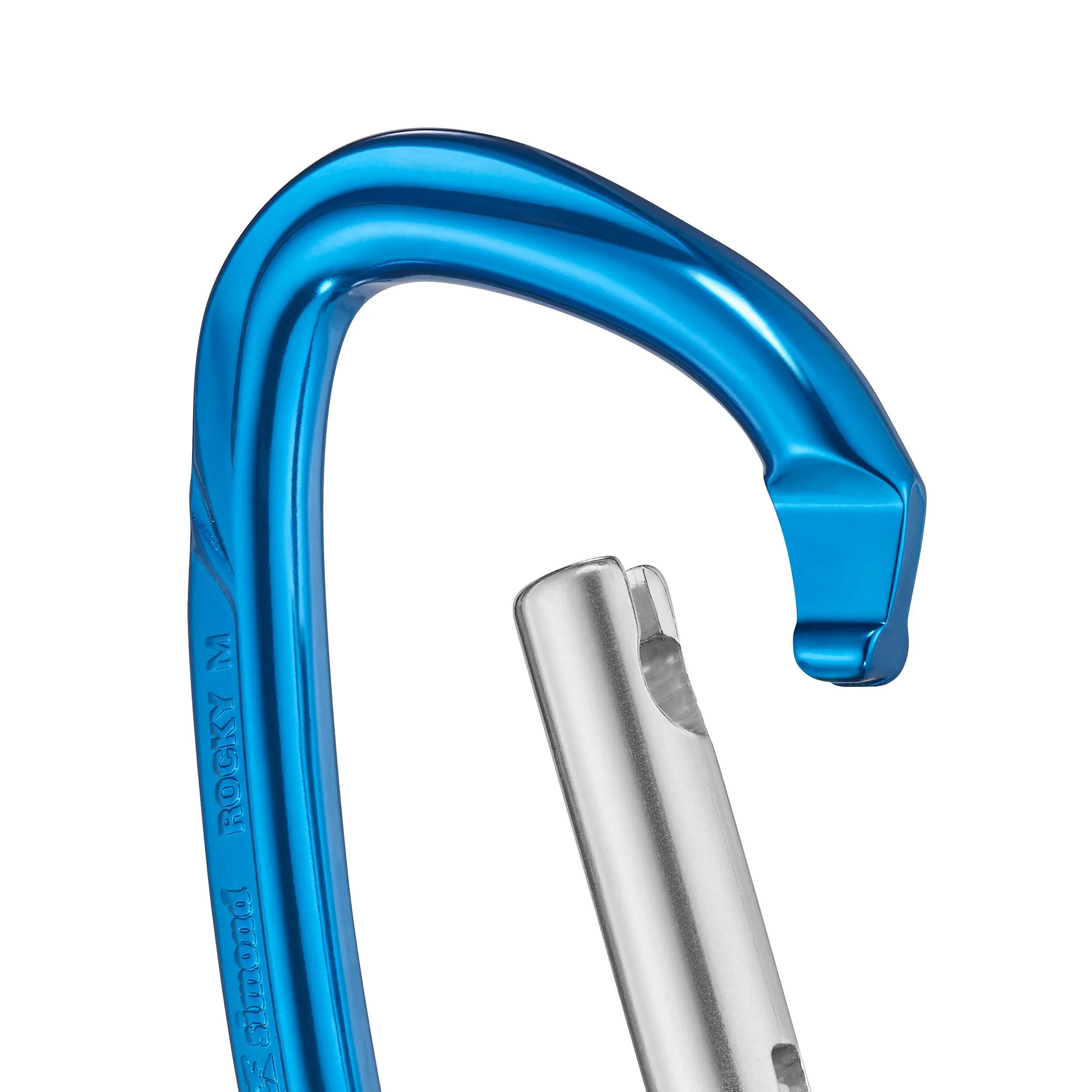 Express set of Simond quickdraws for rock climbing and mountaineering