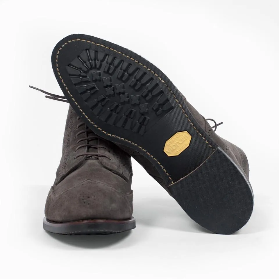 Flint Kudu Suede Blake Wingtip Boot