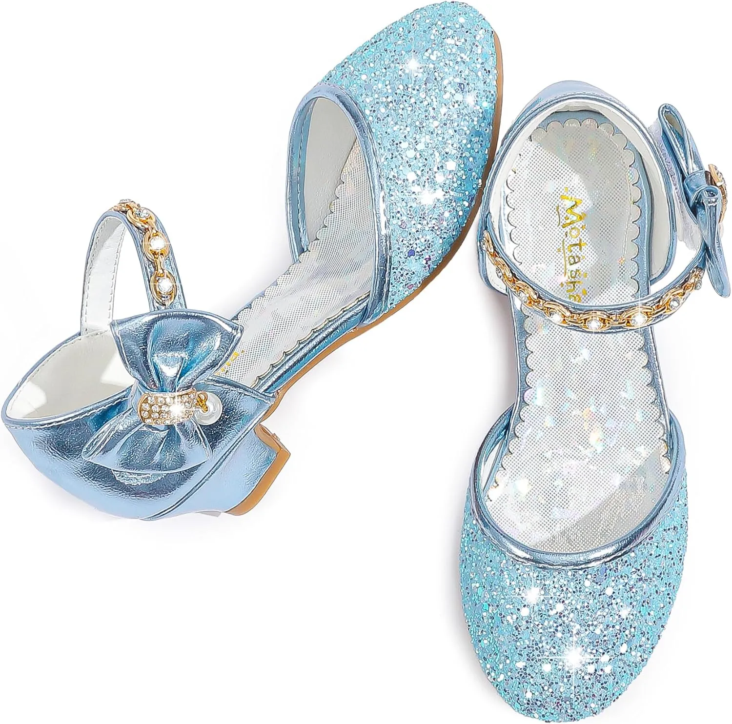 Girls Sandals Closed Toe Heels Wedding Party Girls Dress Shoes Toddler Little Big Kid