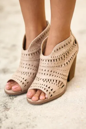 Groove Thang Cream Booties