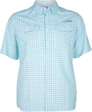 HABIT Men??s Fourche Mountain Short Sleeve River Guide Fishing Shirt - UPF 40  UV Protection