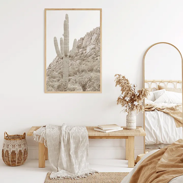 King Cactus Art Print