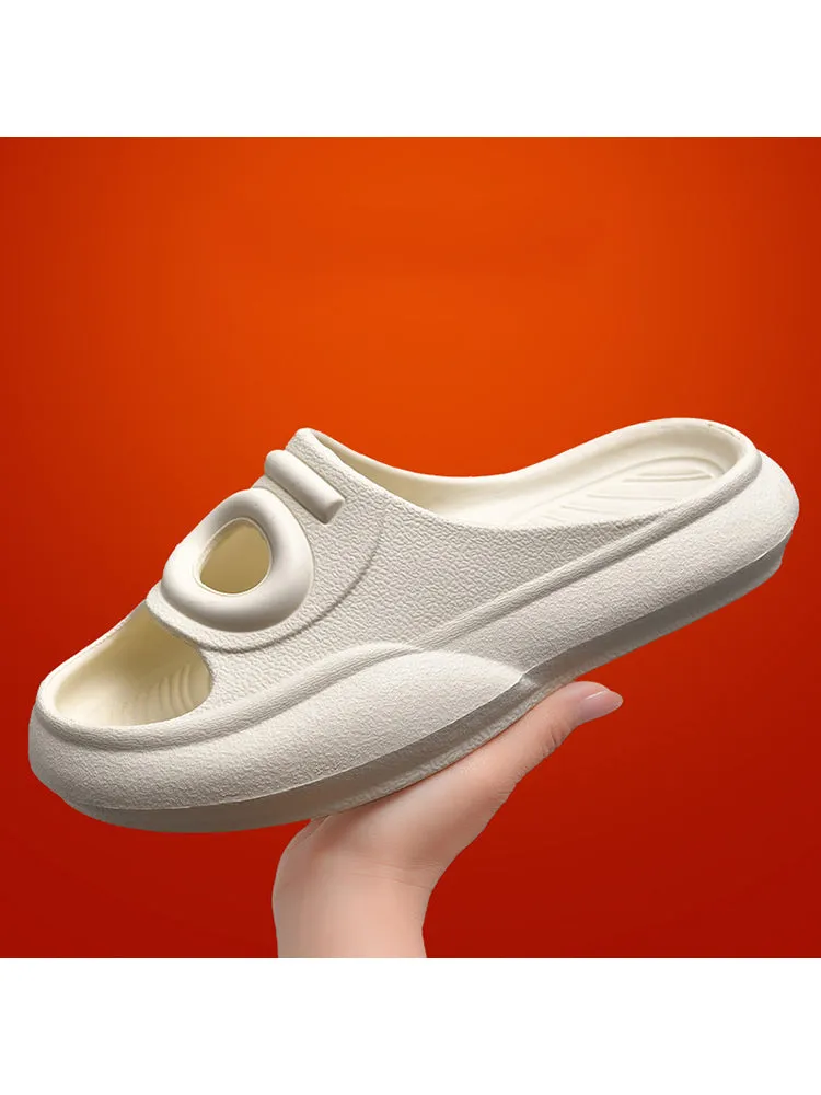 Men's Rubber Big-Eyed Astronaut Casual Outdoor Beach Slippers