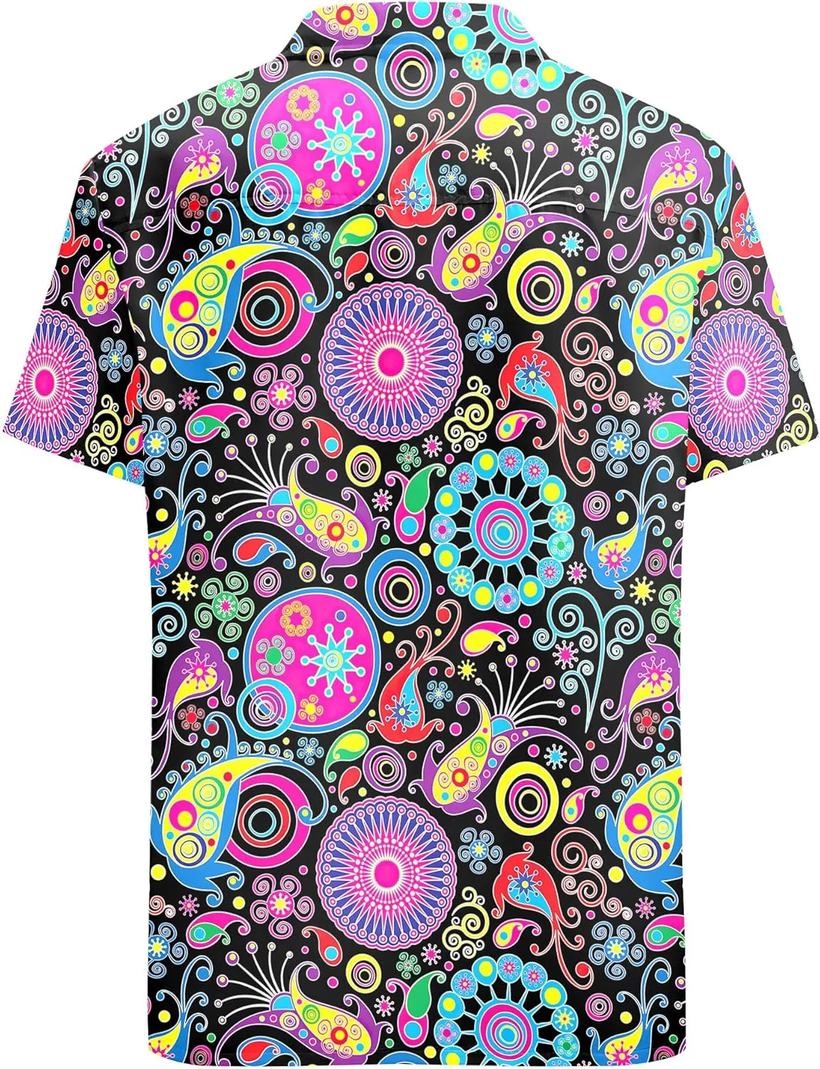 Neon Shirts for Men Button Up Shirts,Mens Neon Shirt Hawaiian Shirt for Men,Mens Beach Shirts Neon Clothes