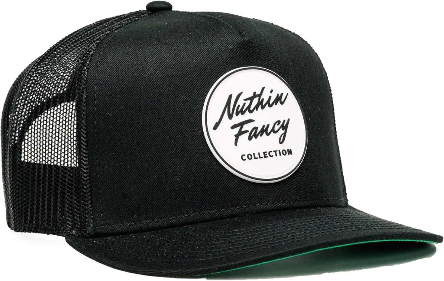 Nuthin Fancy CO Lightweight, Breathable Mesh Snapback Hat with Classic Logo, Stylish Everyday Cap for Men & Women