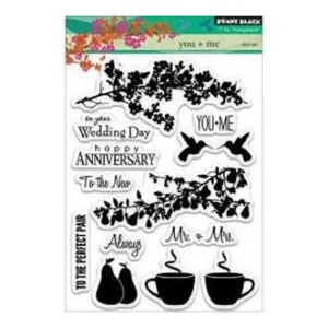 Penny Black Clear Stamps 5Inch X6.5Inch  Sheet You & Me*