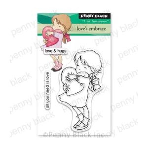 Penny Black Clear Stamps - Loves Embrace