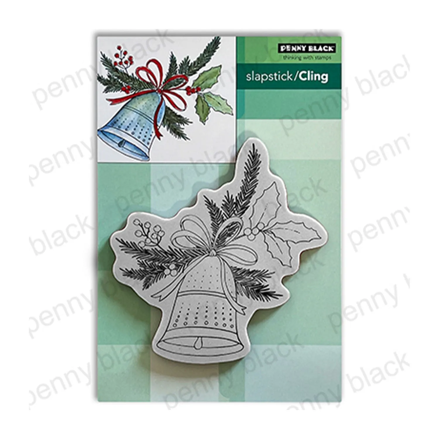 Penny Black Slapstick Cling Rubber Stamp - Ringing