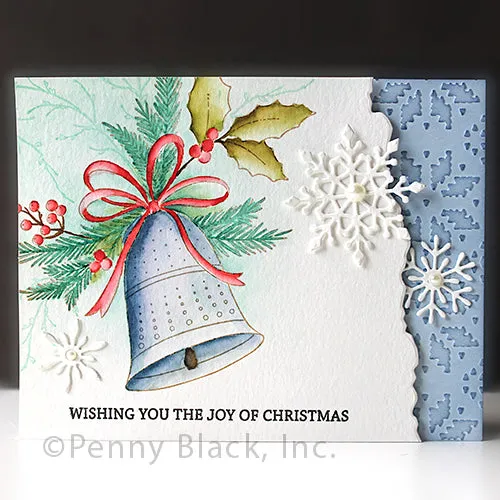 Penny Black Slapstick Cling Rubber Stamp - Ringing