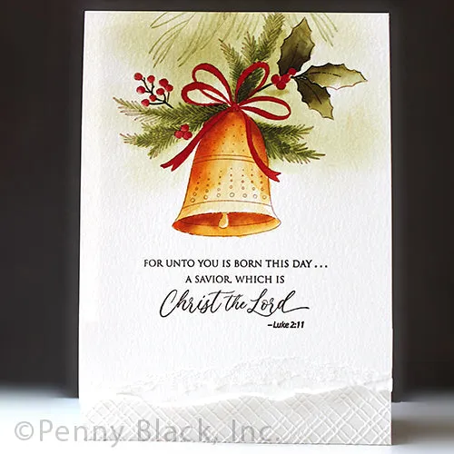 Penny Black Slapstick Cling Rubber Stamp - Ringing