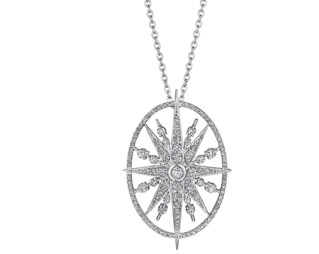 Penny Preville Oval Starburst Necklace