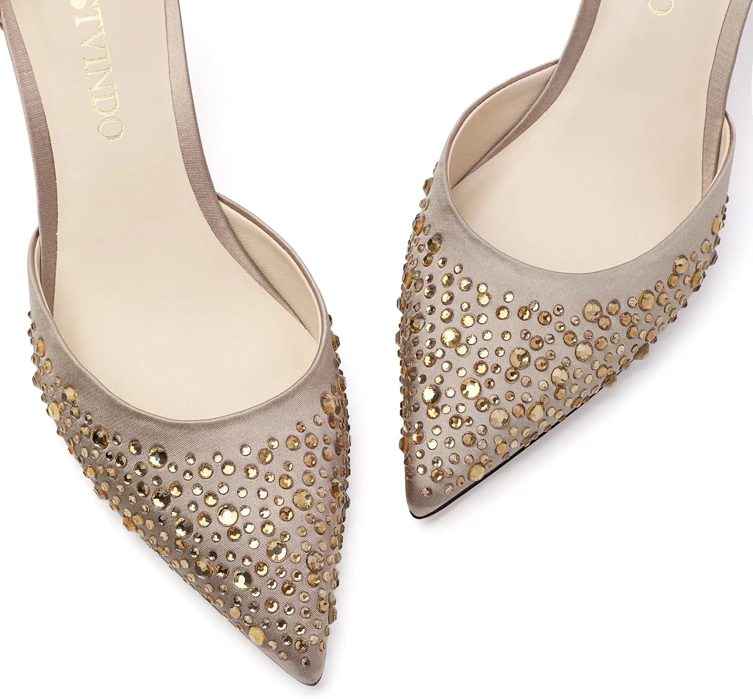 Pointed Closed Toe Heels for Women, Women's Ankle Strap Pumps, Wedding Party Office Business Work Dress Shoes