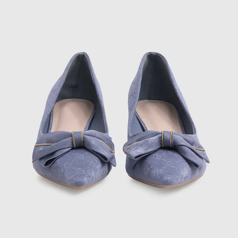 Pointy Toe Pumps Blue