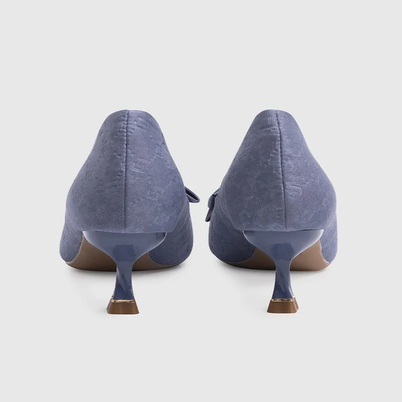 Pointy Toe Pumps Blue