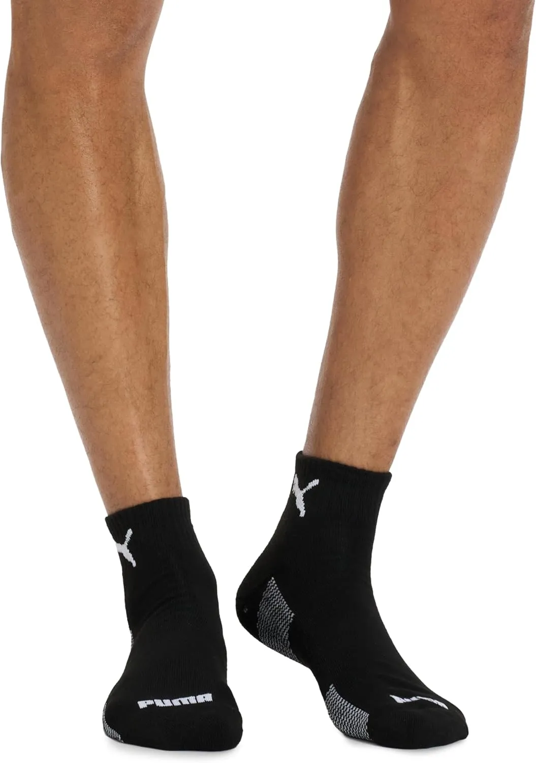 PUMA Men's 6 Pack Quarter Crew Socks