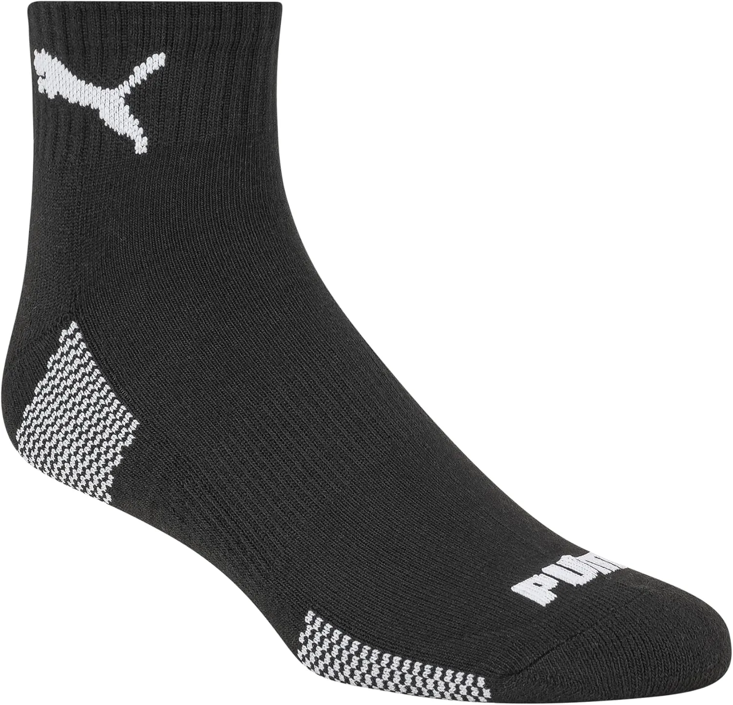 PUMA Men's 6 Pack Quarter Crew Socks