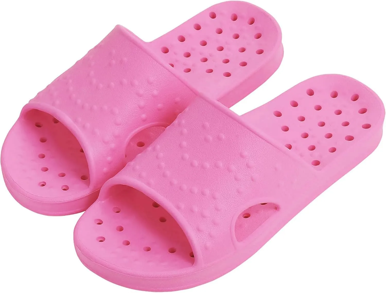 shevalues Shower Shoes for Women with Arch Support Quick Drying Pool Slides Lightweight Beach Sandals with Drain Holes