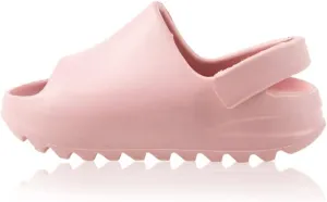 Toddler Little Kids Slides Sandals, Kid Summer Slip On Slides Sandals,Slippers with Strap Anti-slip Water Shoes??Indoor Outdoor Lightweight Slippers Sandals for Boys and Girls