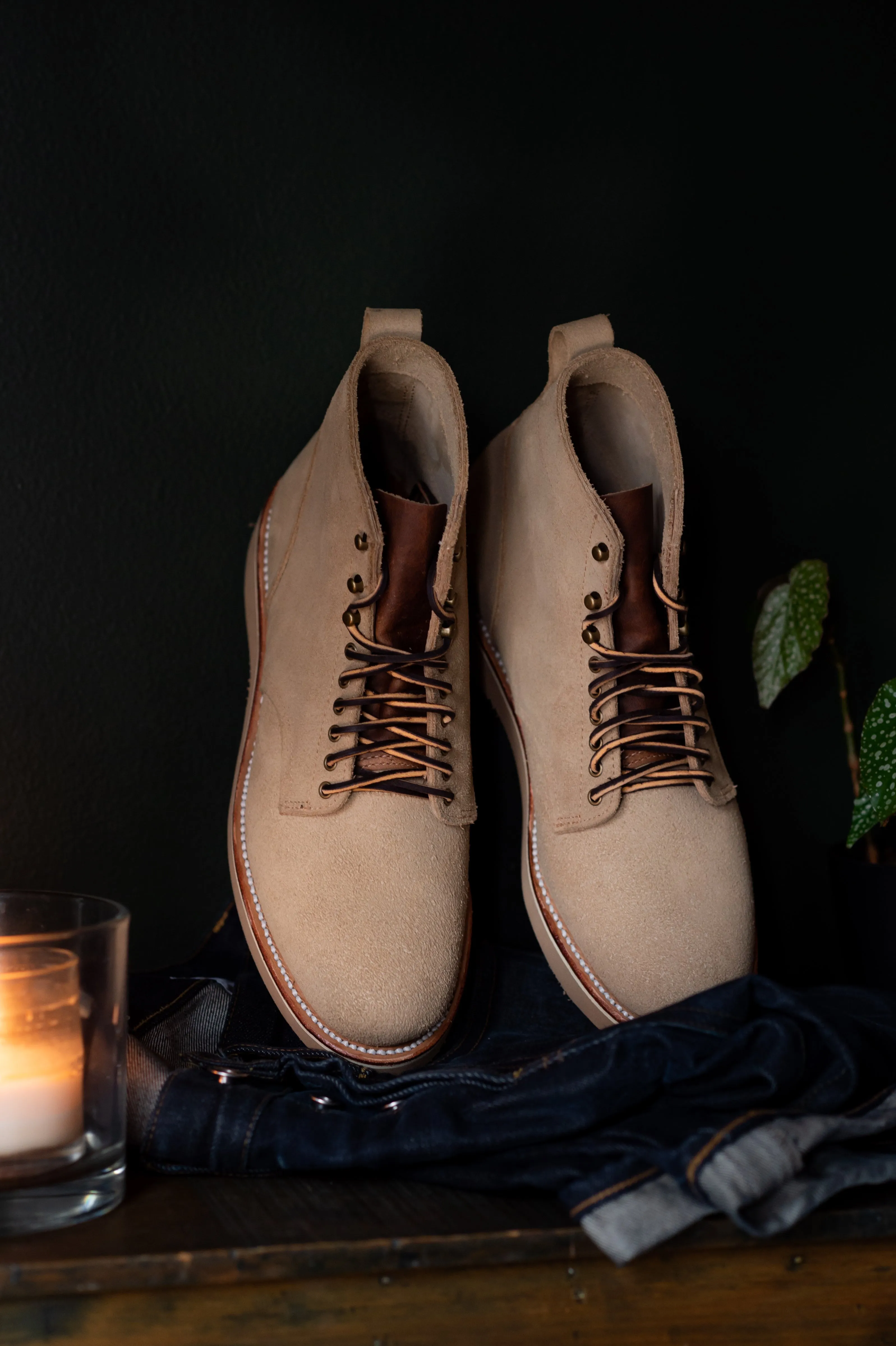 Triple Down Boot - Desert Oasis Roughout
