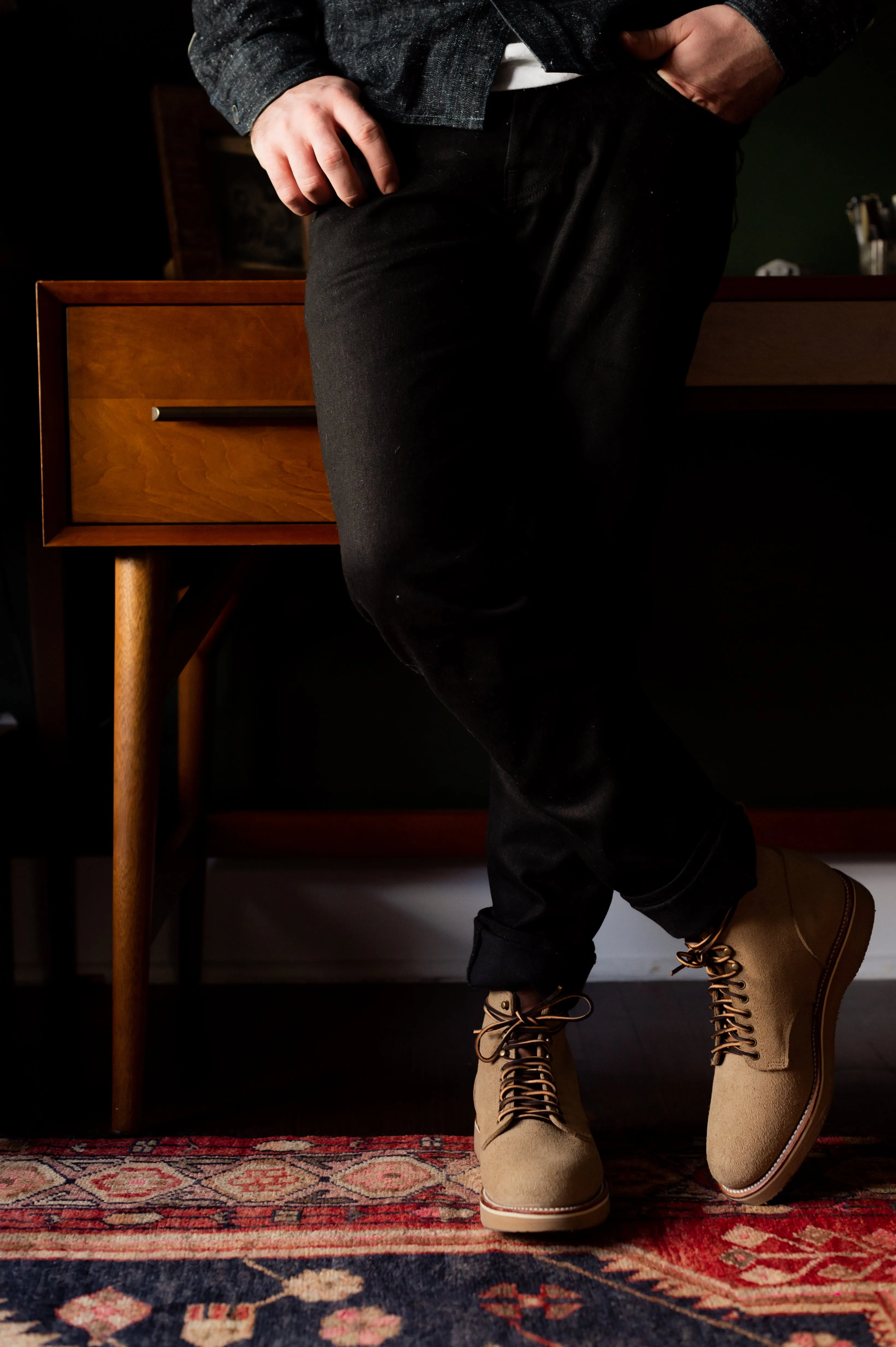 Triple Down Boot - Desert Oasis Roughout