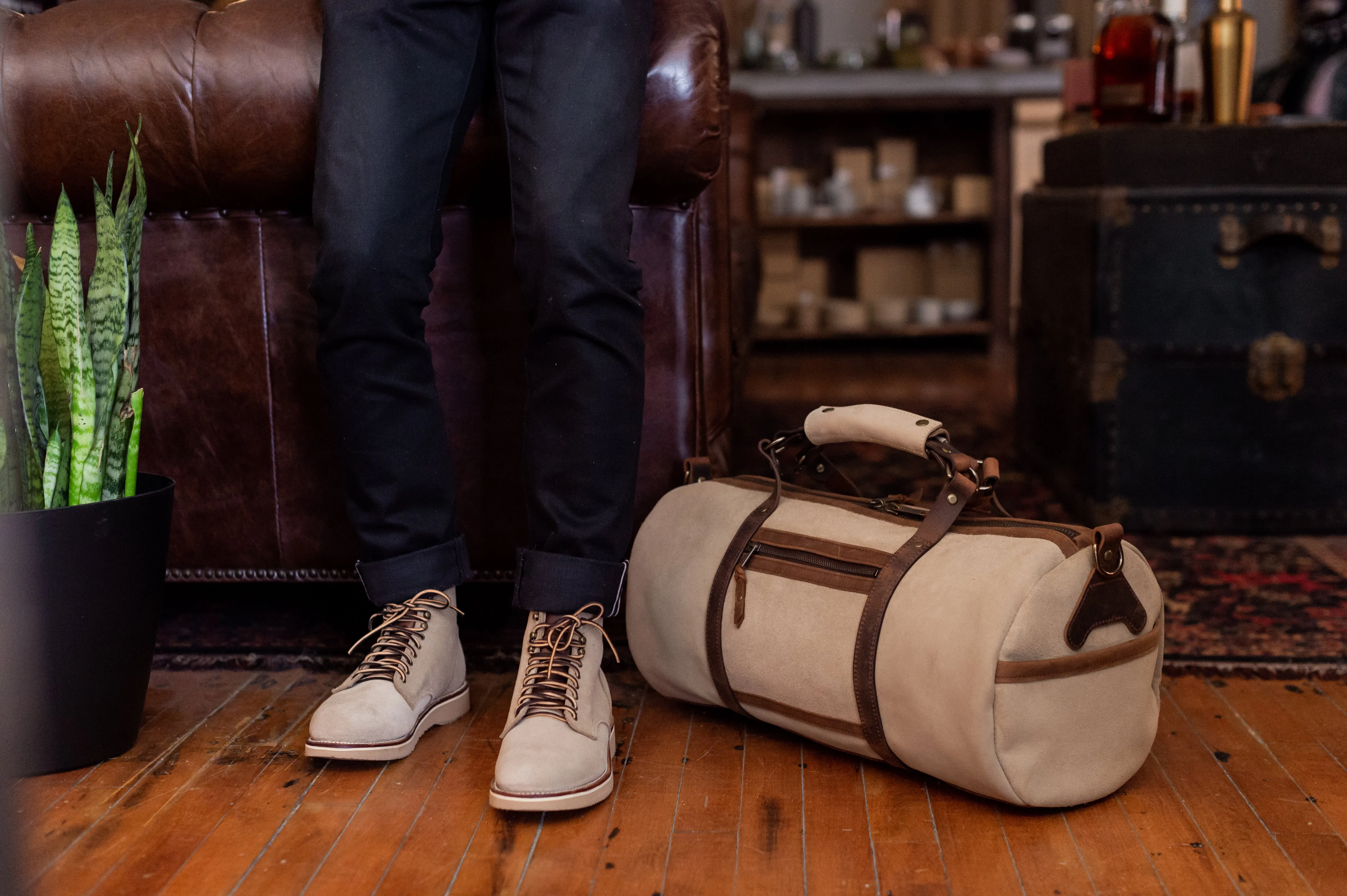 Triple Down Boot - Desert Oasis Roughout