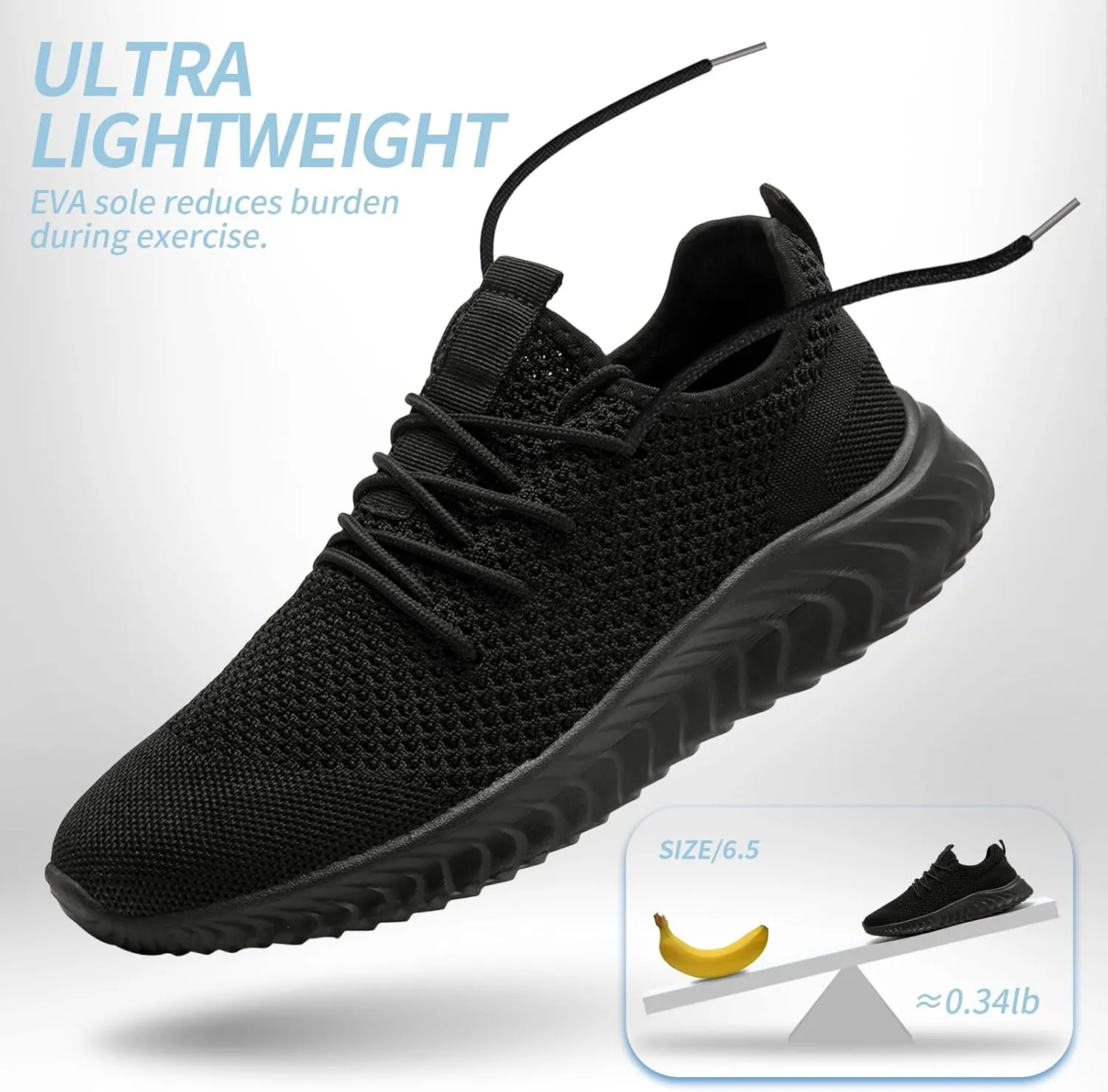 Women's Tennis Running Shoes Lightweight Slip On Walking Shoes Breathable Athletic Sport Gym Workout Jogging Fitness Sneaker