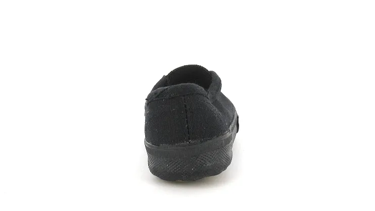 Wynsors Younger Boys Black Gusset Pumps