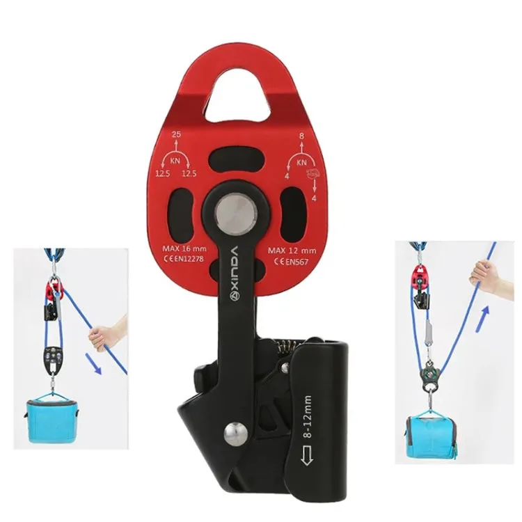 XINDA XD-8620 Heavy Object Lifting And Dragging Riser Pulley Lifter Rescue Crane(Red Black)