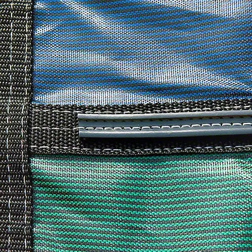 Yard Guard Deck-Lock Mesh Safety Cover - 18' X 36' With Center Step - Blue