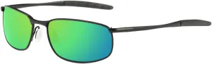 ZHILE Polarized Sunglasses for Men, 8-base Curve Wrap Metal Frame for Fishing Sporting Driving with Sunglasses Case